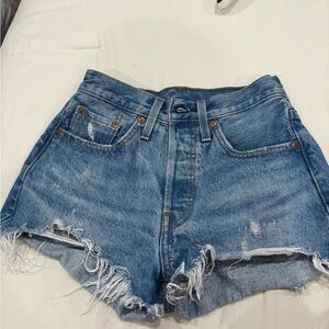 Levi Blue Denim Jean shorts